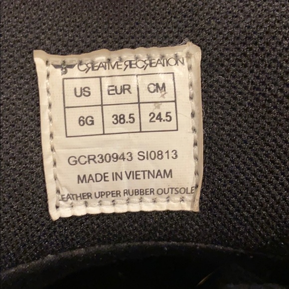 Black High Top Creative Recreation Sneakers - Picture 6 of 7